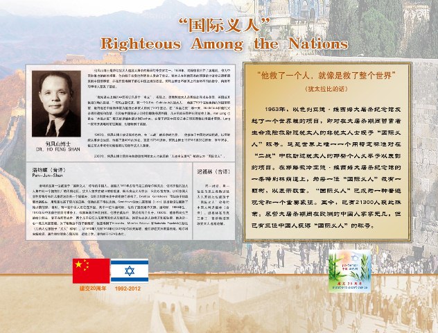 Righteous among the nations--Dr. Ho Fengshan